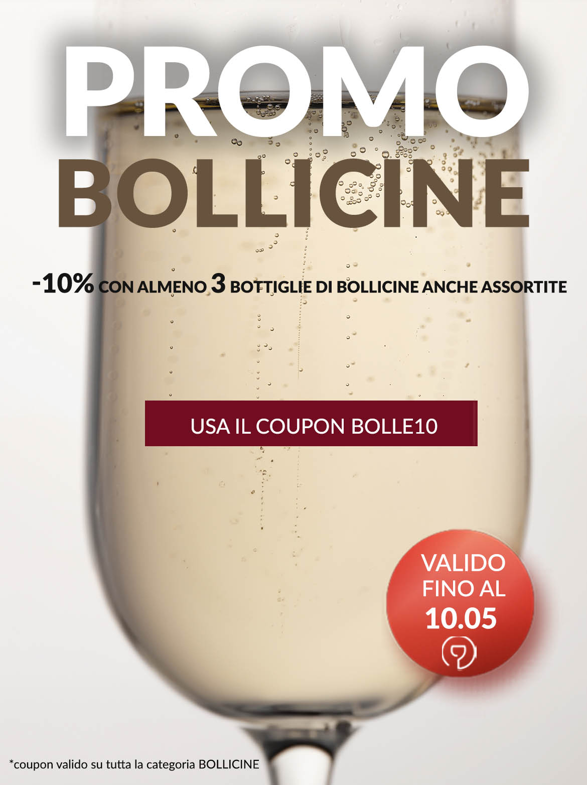 Bollicine in promo